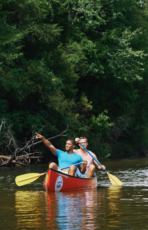 People Kayaking